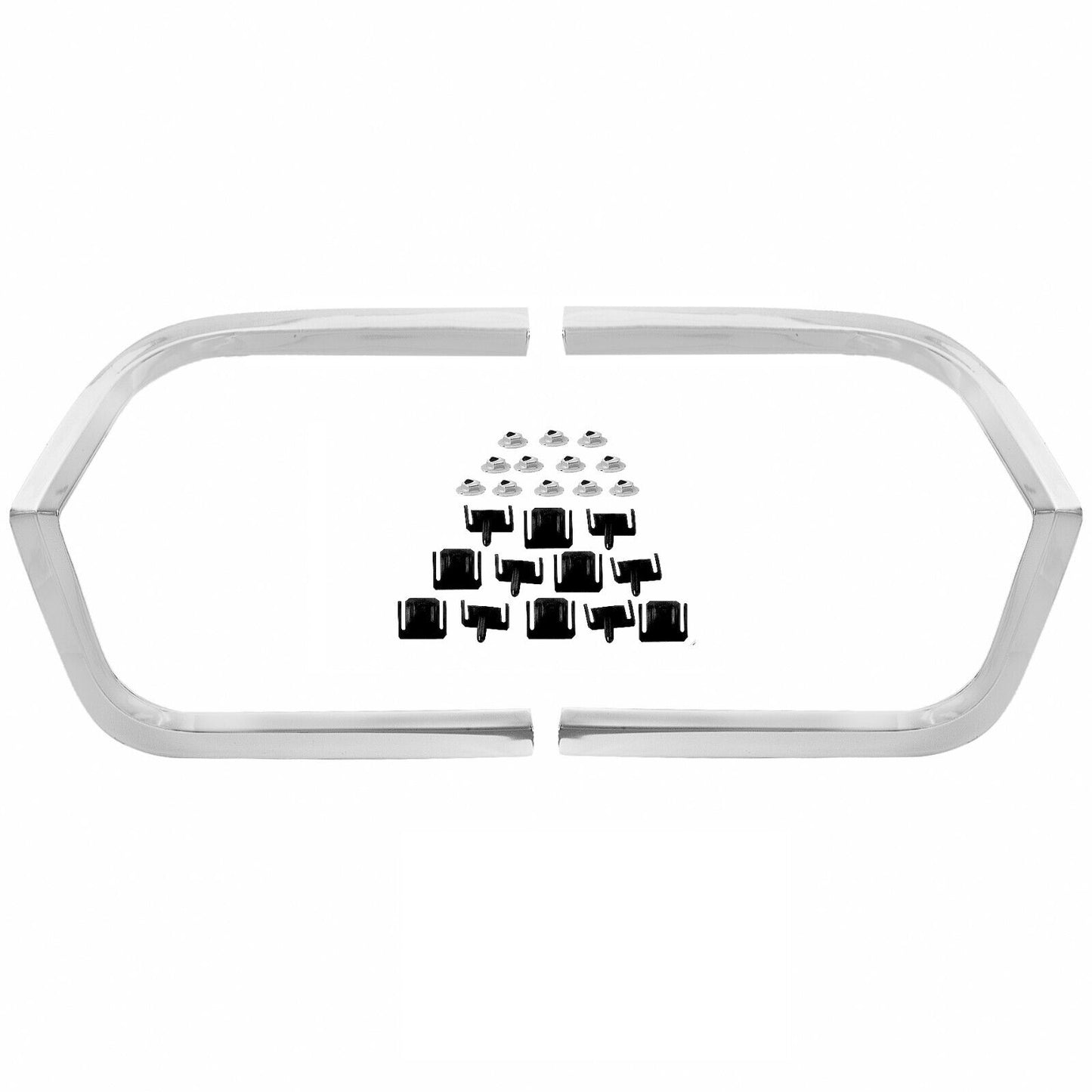 1963 63 Chevy Impala Rear Quarter Panel Corner Cove Moldings RH+LH NEW Dynacorn