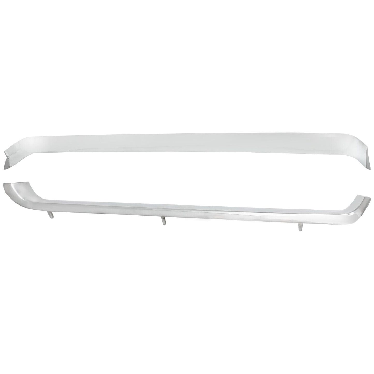 1968 68 Pontiac GTO Front Valance Molding Chrome Pair RH+LH 2 PCS