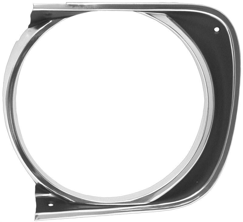 HEADLAMP BEZEL LH 1967 STD CHEVROLET CAMARO