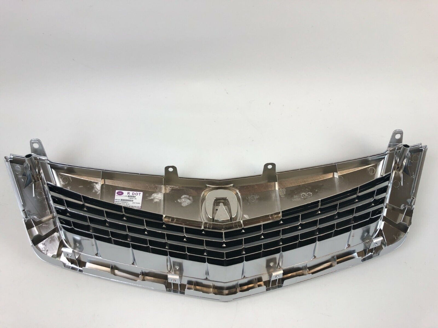 Fit Brand New TSX 2009 2010 Front Grill Grille w/ Emblem w/ Molding 3in one PC