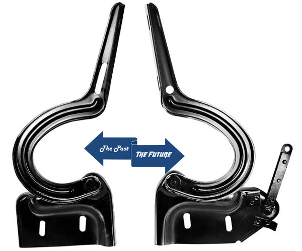 Trunk Lid Hinges - Fastback / Pair / 2 Pieces 1965 - 1966 MSTK6566-19