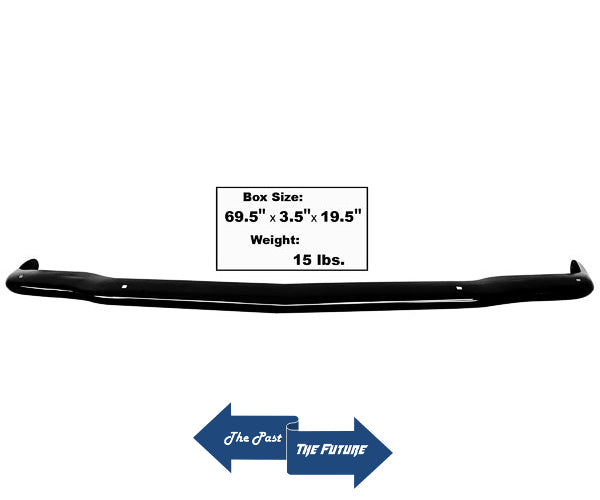 (NEW) Front Bumper - Painted(Balck) Premium Quality 1965-66 Mustang MSBP6566-5K