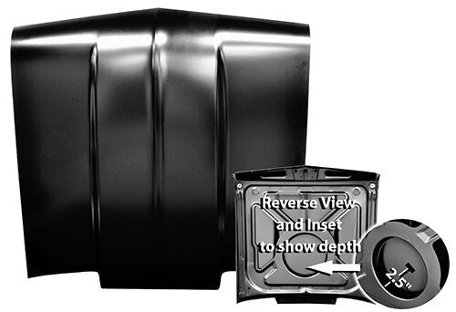 HOOD W/2'COWL INDUCTION 1966-67 NOVA