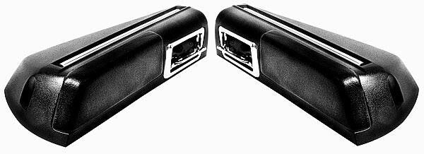 REAR ARM REST W/PAD/ASH TRAYW/CHROME TRIM 1968-69 CHEVELLE/NOVA PAIR
