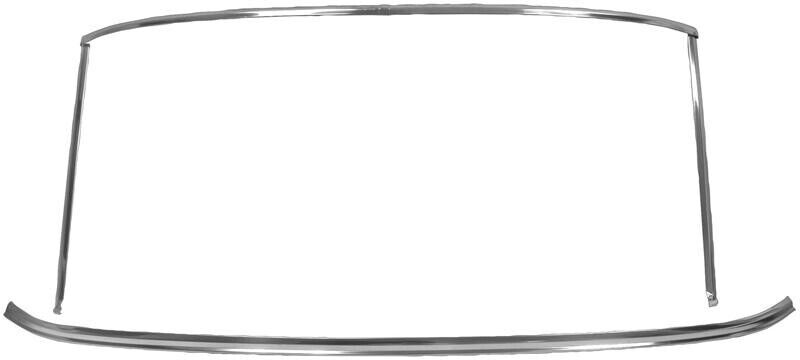 WINDSHIELD MOLDING SET 1965-68 MUSTANG /COUGAR CPE/FB 5 PCS SET