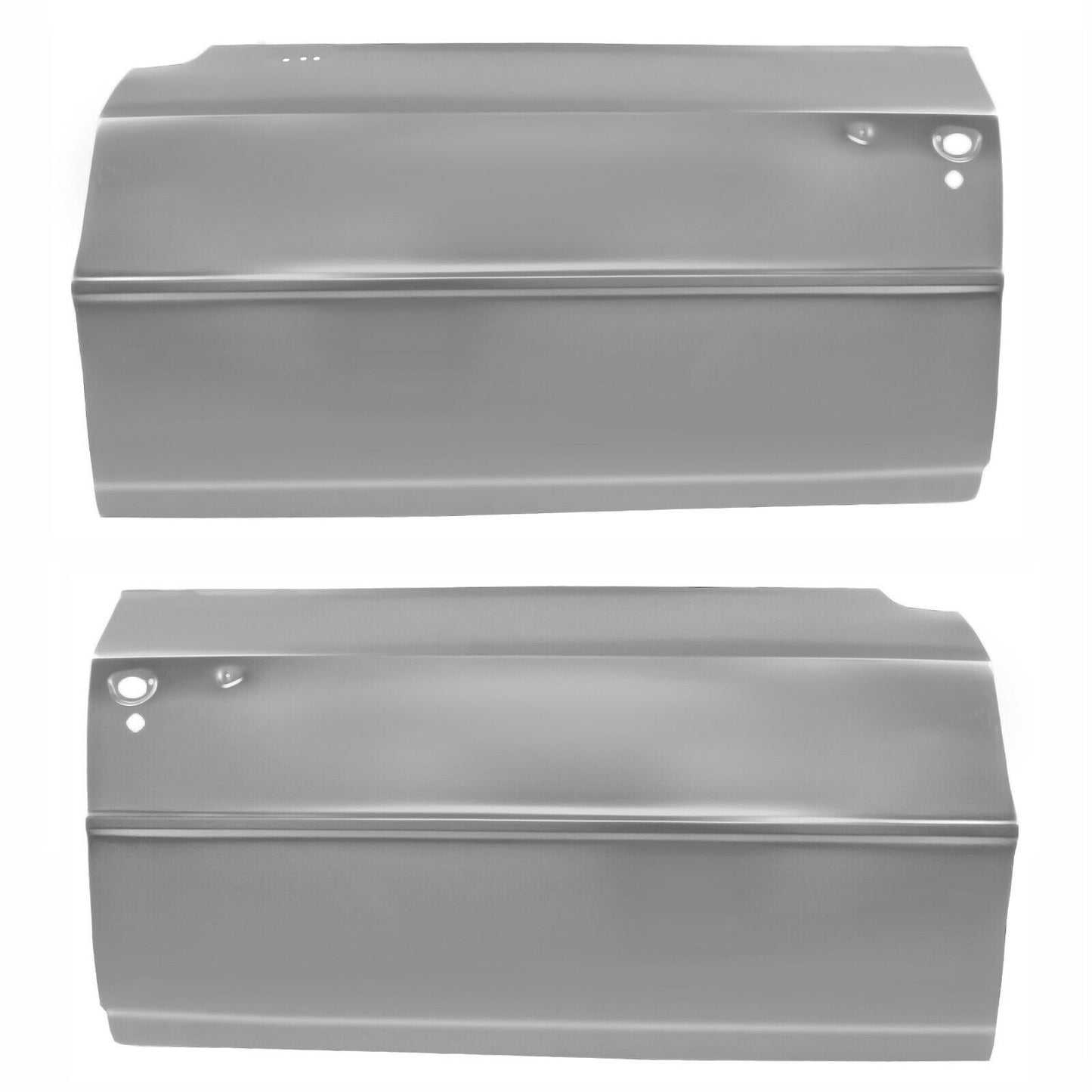 1966 1967 ChevyII Nova Door Skin Pair Right & Left Side Weld Through Primer