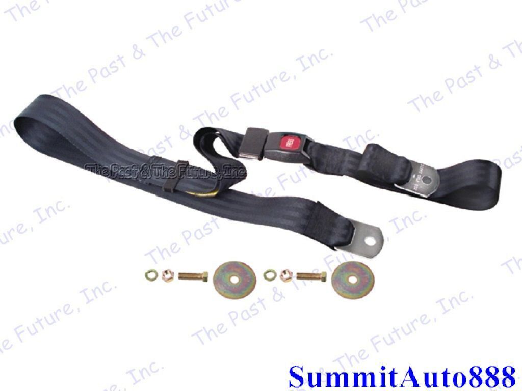 1947 - 1981 Universal 74" Seat Belt - Black CASB4781-25
