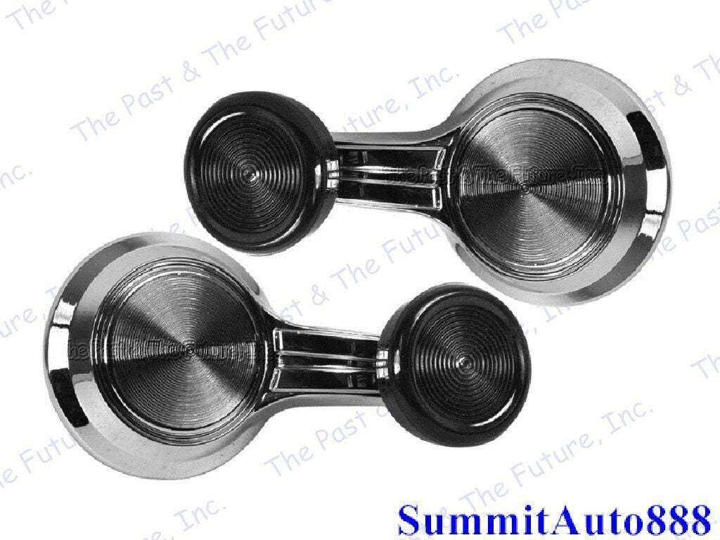 1967 67 Chevy Impala & Nova Window Crank Vent - Black - Pair / 2 PCS IMVW67-1P