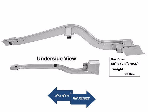 Full Rear Frame Rail - Convertible -Weld Through Primer- Right Side MSFR6569-70R