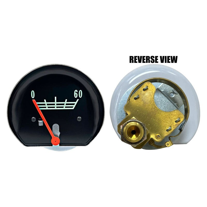 TRUCK OIL PRESSURE GAUGE 1967-72 CHEVROLET TRUCK W/ RED NEEDLE-0-60lbs