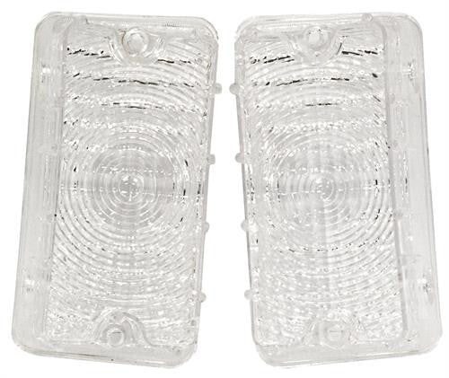 PARK LAMP LENS CLEAR 1970 CHEVELLE (SS) PAIR