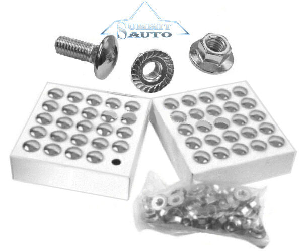 1967~1973 Camaro Firebird Bumper Hardware 50 Bolt Nut Washer Kit 3/8" x 1.5"