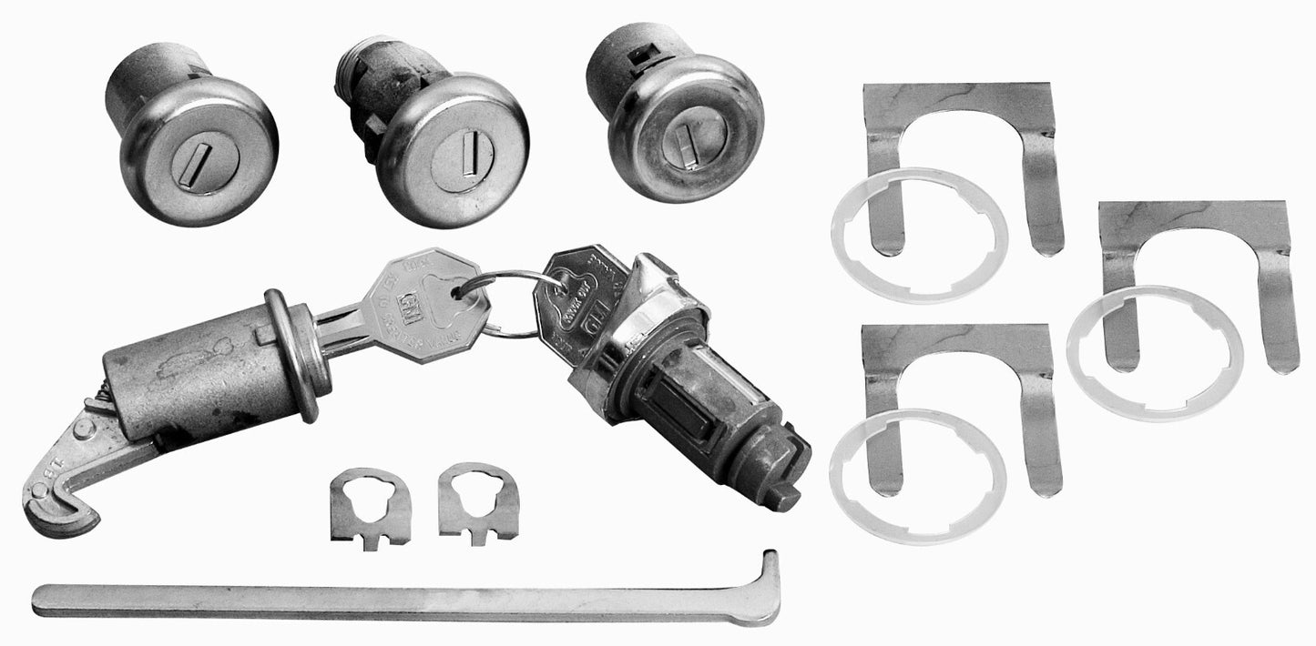 Ignition, Door, Glovebox & Trunk Lock Kit 1964 Chevrolet Chevelle