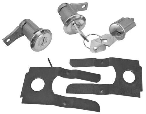 LOCK KIT IGNITION & DOOR 1965-66 MUSTANG