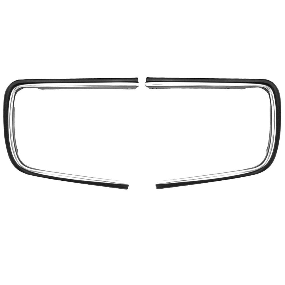 1967 68 Camaro Rally Sport Headlamp Light Cover Opening Trim Molding 2 Pcs Set