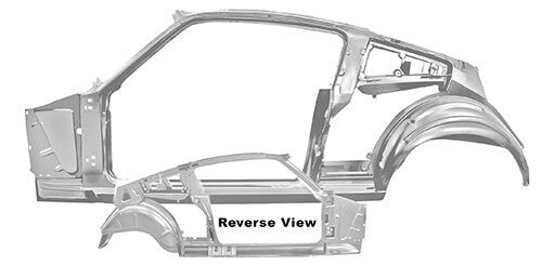 QUARTER /DOOR FRAME ASSY LH 1965-66 MUSTANG FB