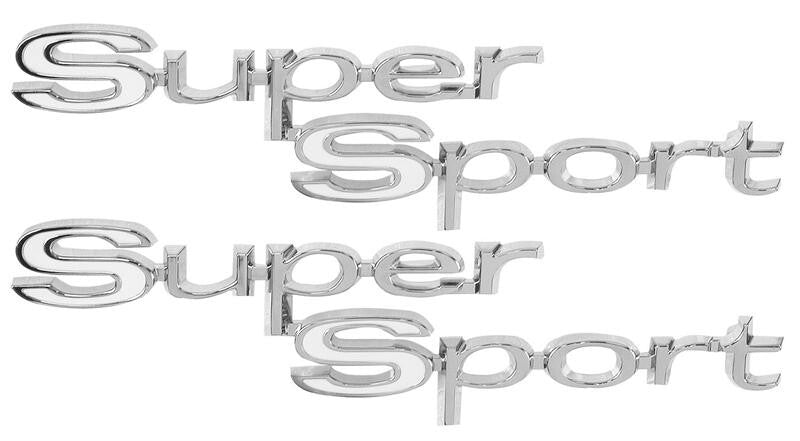 QUARTER PANEL EMBLEM (SUPER SPORT) 1967 CHEVELLE