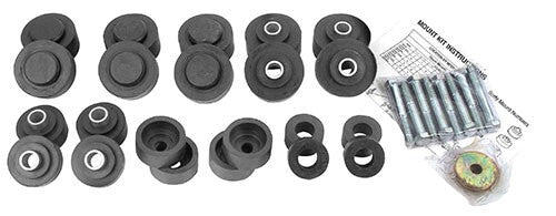 BODY BUSHING KIT W/BOLTS 1967-68 IMPALA CONVERTIBLE