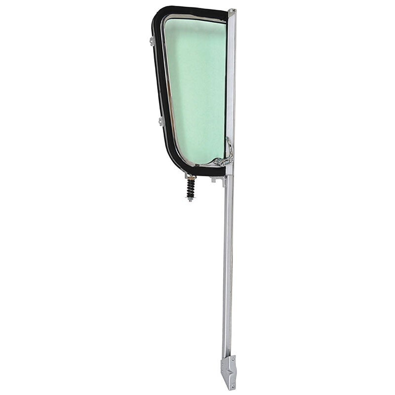 VENT WINDOW CHROME ASSEMBLY 1955-59 CHEVY TRUCK TINTED GLASS