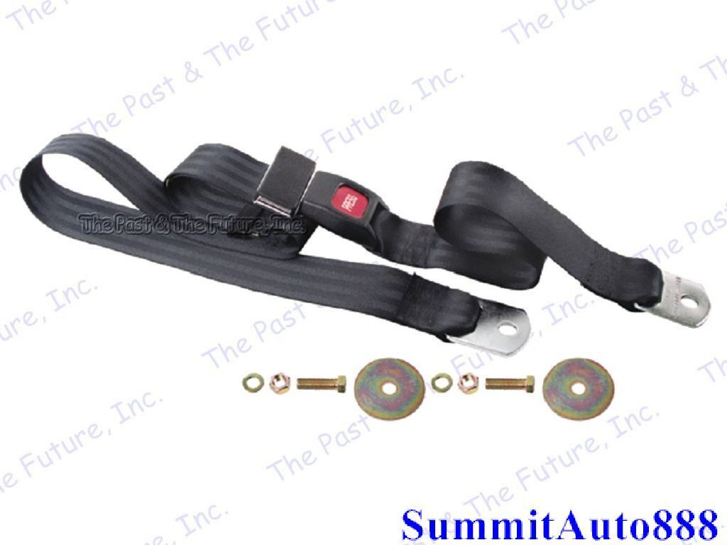 1947 - 1981 Universal 60" Seat Belt - Black CASB4781-24