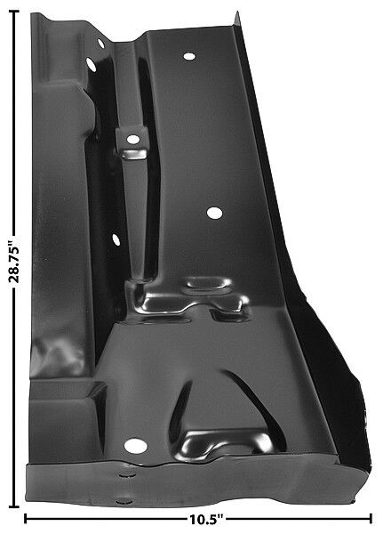 1967~1972 Chevy Pickup Truck Cab Floor Patch Panel Rear / Right Side Dynacorn