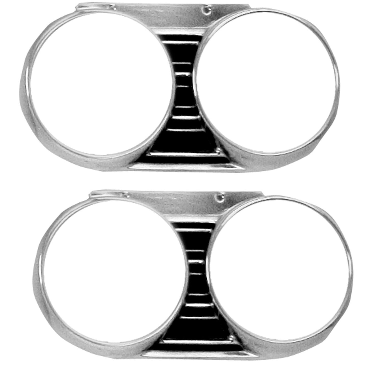 1967 Chevy Chevelle & El Camino Headlamp Headlight Bezel Right & Left Side Dii