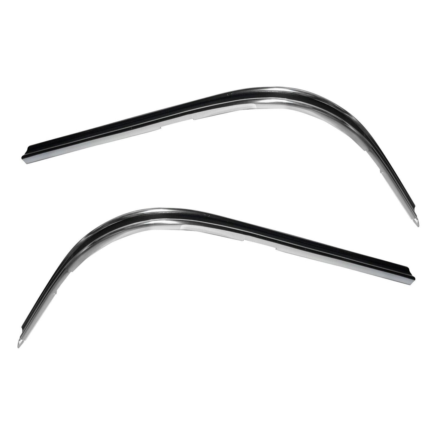 1966 Impala Quarter Panel Rear Wrap Around Molding Pair RH+LH Aluminum New Dii