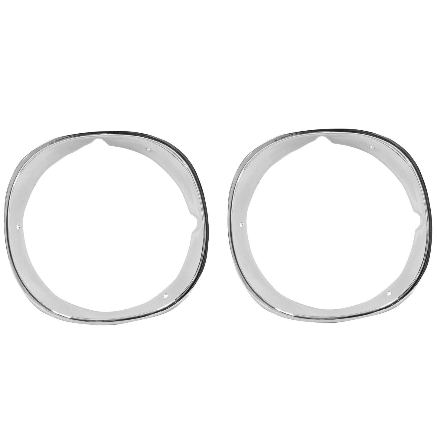 1970 1971 1972 1973 Camaro Headlamp Headlight Bezel Pair Right &Left Side Chrome