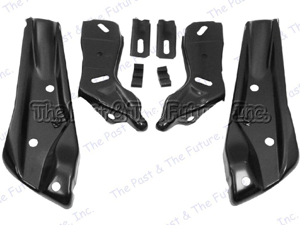 1971 1972 71 72 Chevelle & El Camino Front Bumper Bracket -8 PCS Set CVBP7172-1