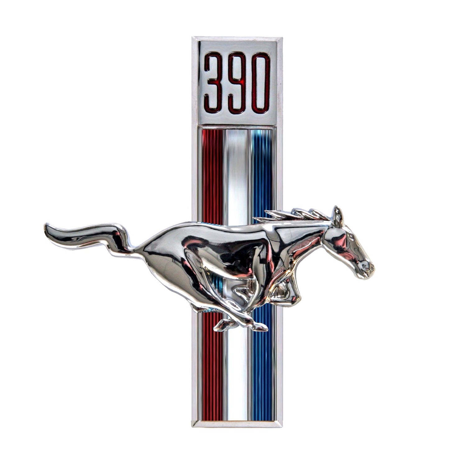 1967 1968 Mustang Fender Emblem 390 Running Horse Right Passenger Side Dynacorn