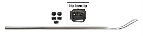 LOWER DOOR MOLDING RH 1962-66 W/CLIPS CHEVY TRUCK