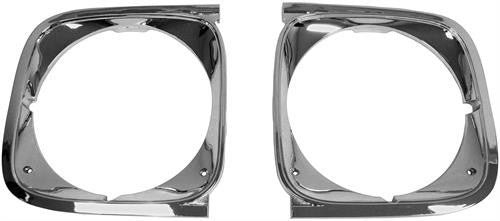 FRONT HEADLAMP BEZELS 1972 CHEVROLET CHEVELLE 2 PCS