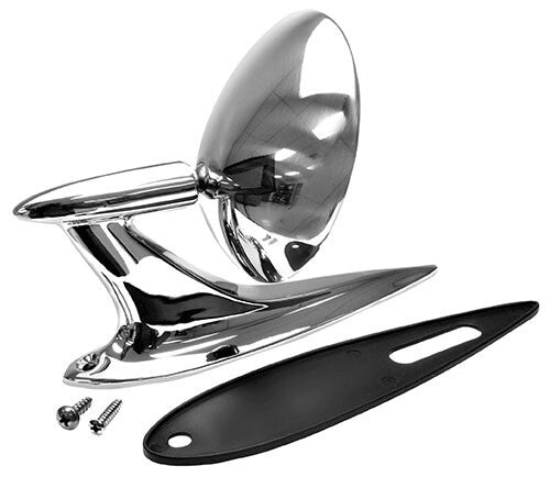 OUTER DOOR MIRROR 1958 CHEVROLET TRUCK CHROME