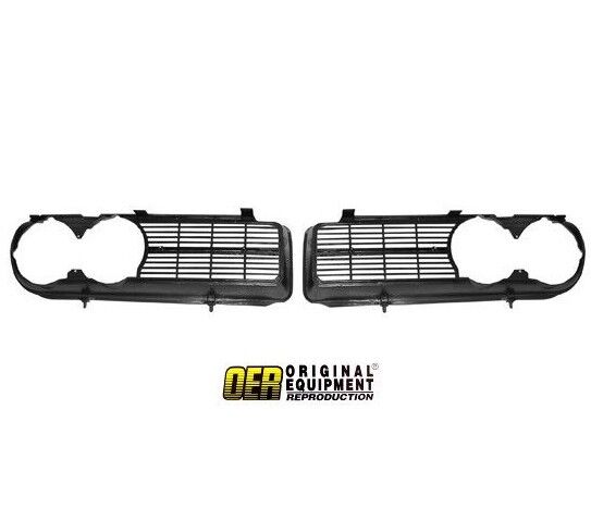 1968 Firebird 400 Grille w/ Center Inserts Pair Right & Left Side 2 Pieces New