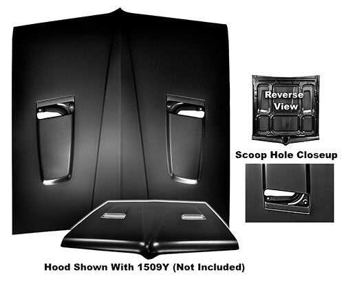 HOOD SCOOP STYLE 1964 GTO
