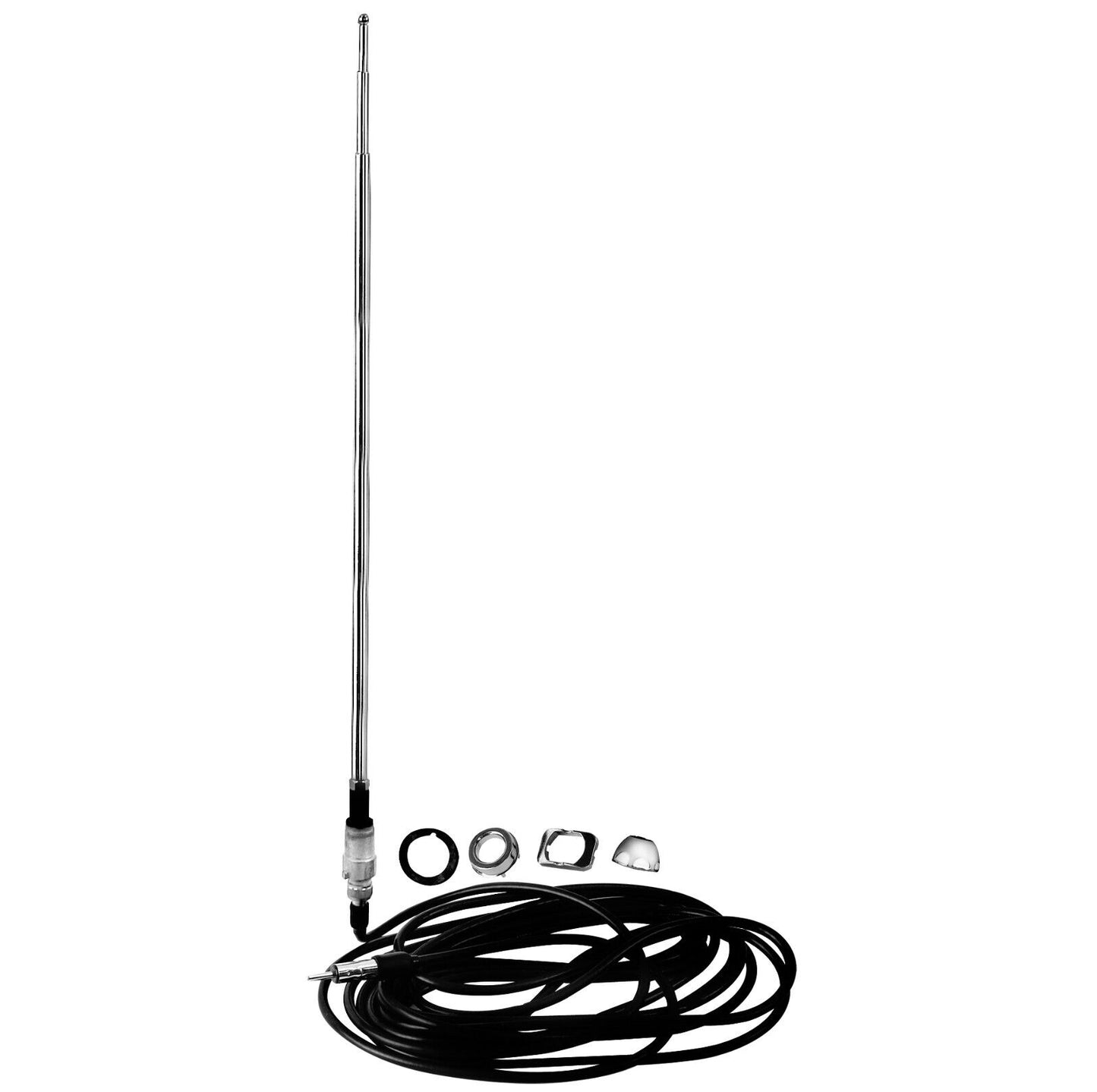 1965~1966 Chevelle Impala Rear Right Antenna Kit w/Cable & Mounting Hardware