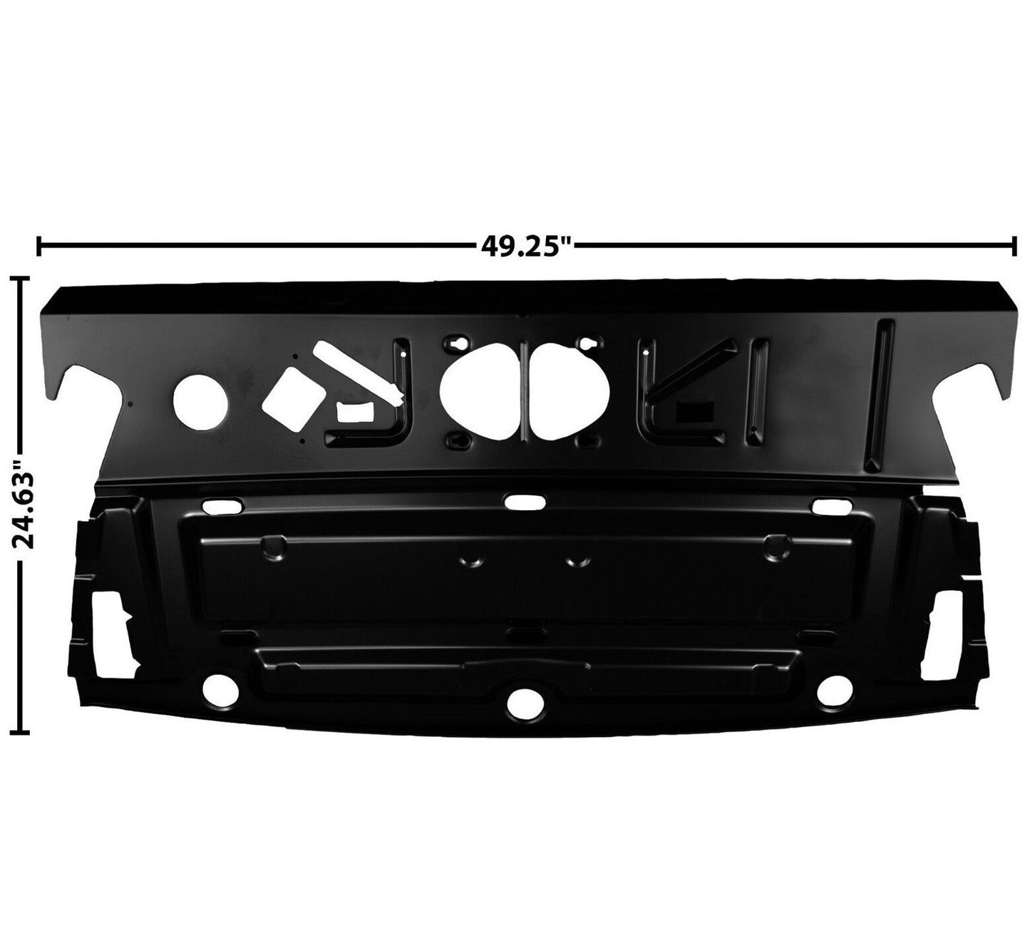1966~1967 Chevelle Seat Divider Rear Deck Package Tray Assembly EDP Dynacorn