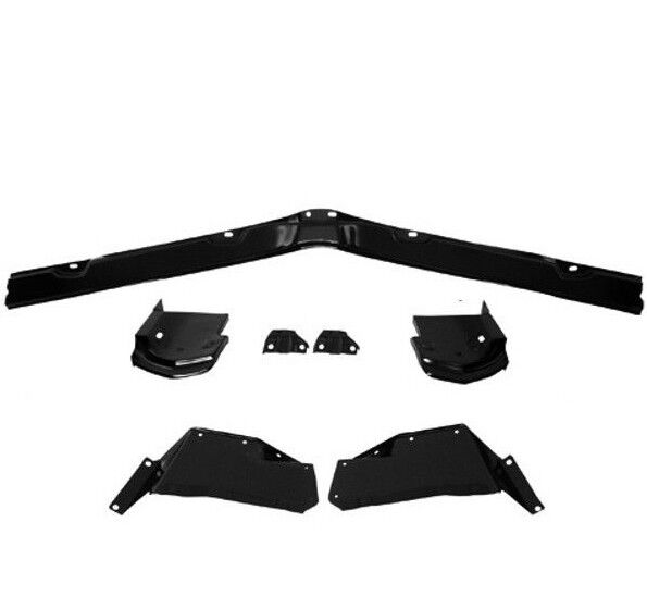 1967 GTO Front Bumper Filler Kit 7 Pieces Set EDP Coated Steel Dynacorn