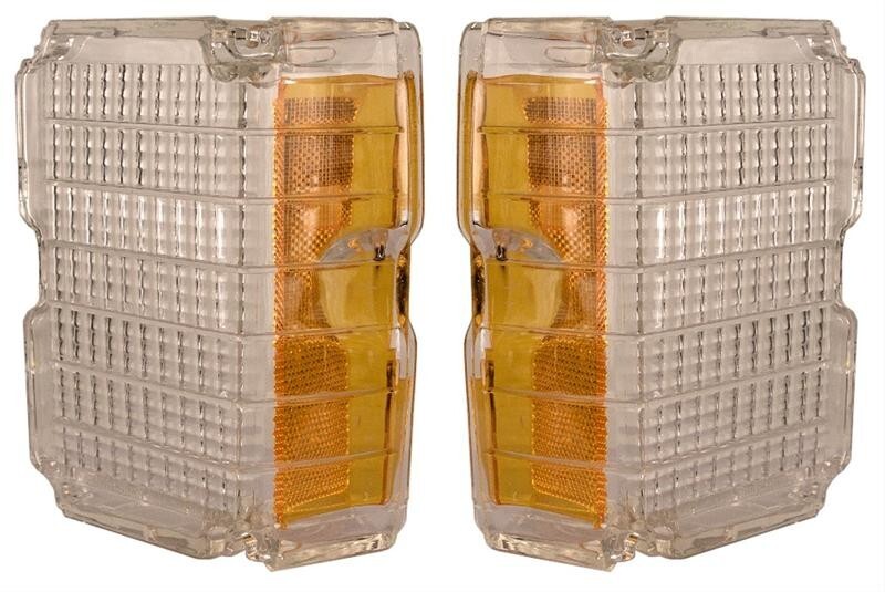 PARK LAMP LENS /CLEAR 1972 EL CAMINO PAIR
