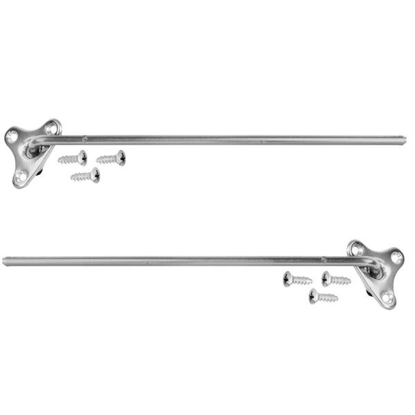 1954 1955 1st Series Chevy Pickup Truck Sun Visor Brackets Pair w/ Hardware Dii