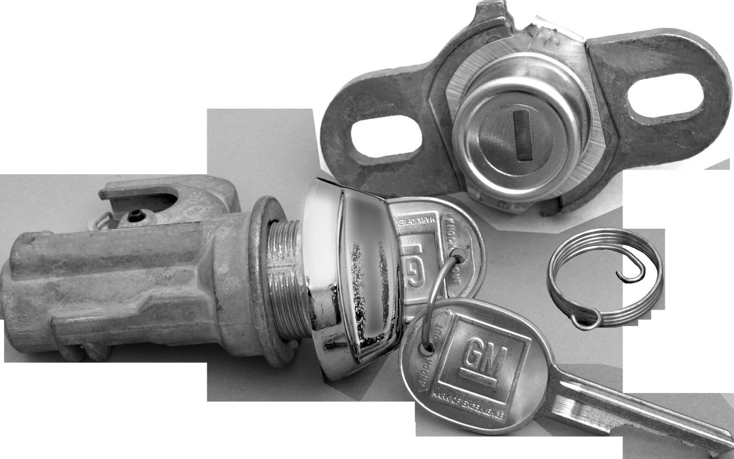 LOCK KIT TRUNK & GLOVEBOX LATER 1970-71 PONTIAC FIREBIRD