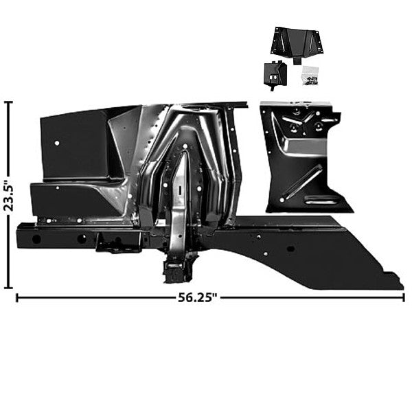1967 68 Mustang Shock Tower & Fender Apron Sub Frame Assembly Right & Left