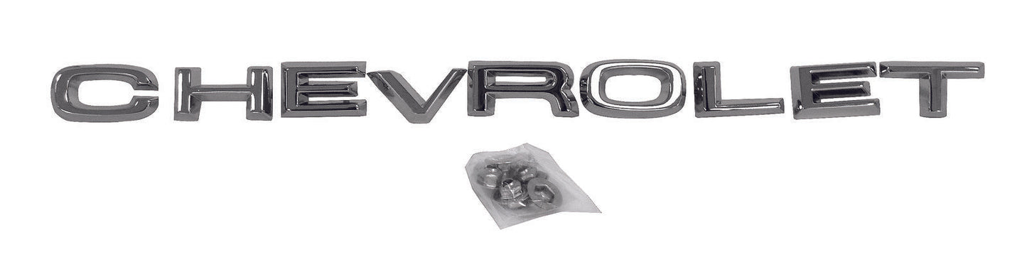 1967 1968 Chevy Pickup Truck Hood Emblem "CHEVROLET" Dynacorn