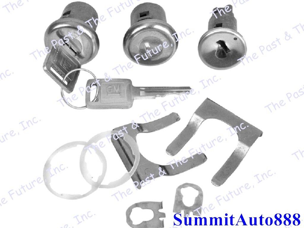 66 67 Chevelle El Camino GTO Nova Ignition & Door Lock Kit - Later CALS67-3