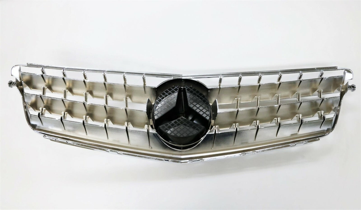 Fits 2008~2012 Mercedes Benz C Class W204 Style CL Grille Chrome Grill