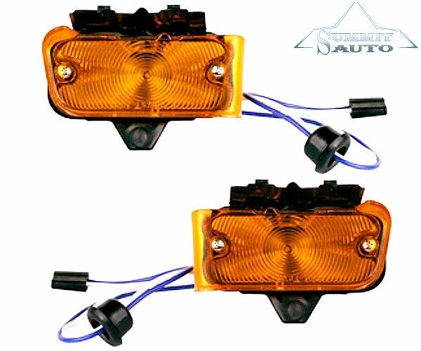 67 Chevelle El Camino Parking Light Lamp Lens Assembly Pair / 2 Pieces CVPL67-1P