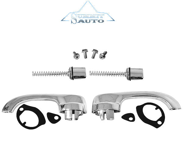 64 65 66 67 Chevelle El Camino GTO Exterior Door Handle with Push Button Kit
