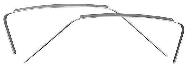 1965-1966 Mustang Fastback Drip Rail Pair MSRO6566-72