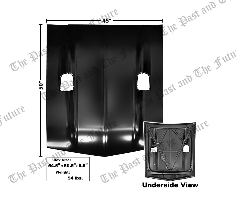 1970 - 1977 Maverick Grabber Hood Style MAHD7172-1