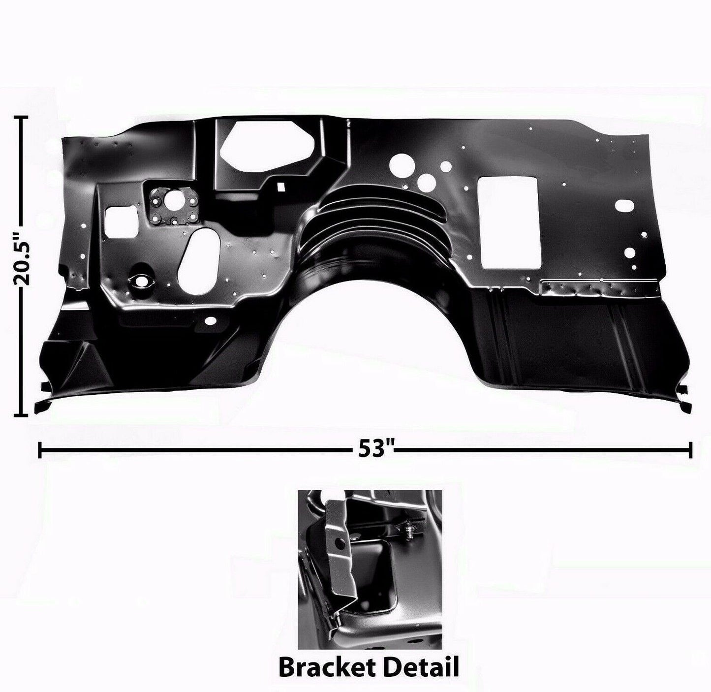 1978~1981 Firebird Trans Am Firewall with A/C Hole EDP Coated Steel Dynacorn NEW